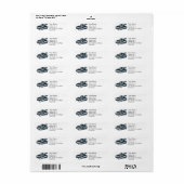 Eastern Indigo Snake Address Labels (Vorne)