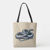 Eastern Indigo Snake Art Tasche (Rückseite)