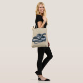Eastern Indigo Snake Art Tasche (Am Model)