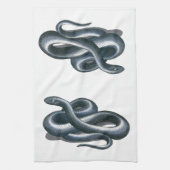 Eastern Indigo Snake Kitchtuch Geschirrtuch (Vertikal)