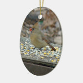 Eastern Kardinal Songbird Weihnachtsschmuck (Links)
