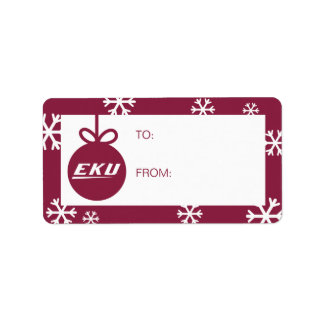 Eastern Kentucky Universität | EKU Adressaufkleber