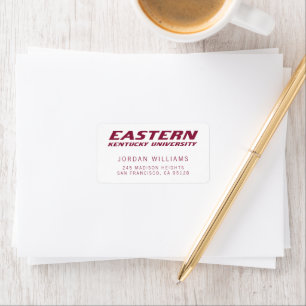 Eastern Kentucky Universität EKU Adressaufkleber