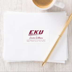 Eastern Kentucky Universität EKU Adressaufkleber