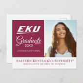 Eastern Kentucky Universität | EKU Ankündigungspostkarte (Vorne/Hinten)