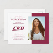 Eastern Kentucky Universität | EKU Ankündigungspostkarte (Vorne/Hinten)