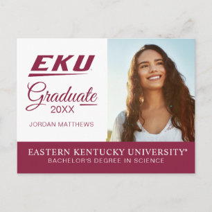 Eastern Kentucky Universität EKU Ankündigungspostkarte