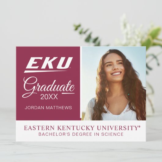 Eastern Kentucky Universität | EKU Einladung (Stehend Vorderseite)