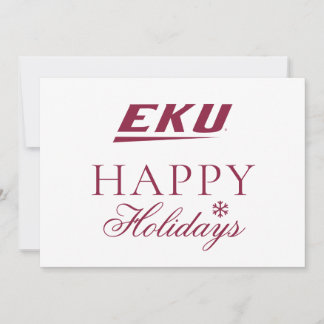 Eastern Kentucky Universität | EKU Feiertagskarte