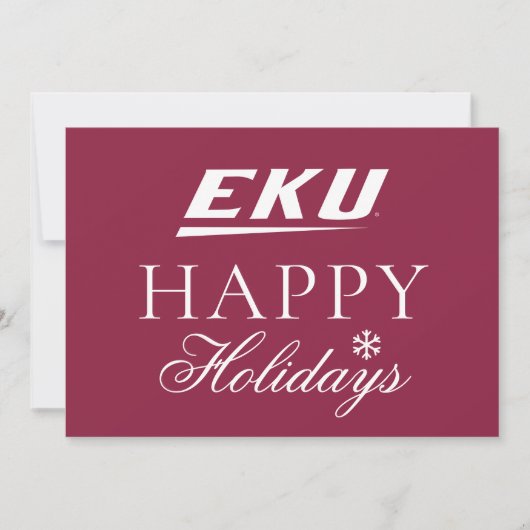 Eastern Kentucky Universität | EKU Feiertagskarte (Vorderseite)