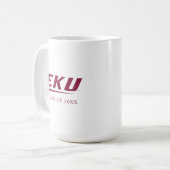 Eastern Kentucky Universität | EKU Kaffeetasse (Vorderseite Links)