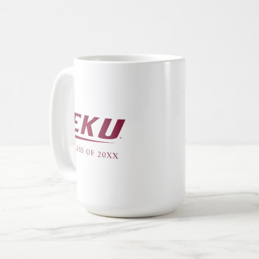 Eastern Kentucky Universität | EKU Kaffeetasse (Vorderseite Links)