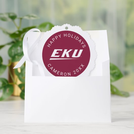 Eastern Kentucky Universität | EKU Ornament Karte (Umschlag)