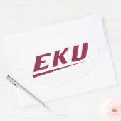 Eastern Kentucky Universität | EKU Ovaler Aufkleber (Umschlag)
