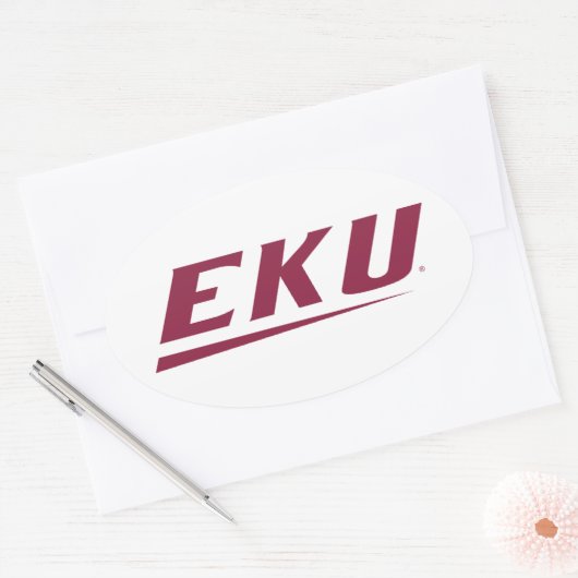 Eastern Kentucky Universität | EKU Ovaler Aufkleber (Umschlag)