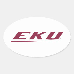 Eastern Kentucky Universität   EKU Ovaler Aufkleber