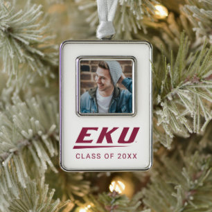 Eastern Kentucky Universität   EKU Rahmen-Ornament Silber