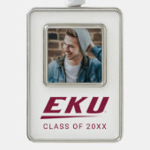 Eastern Kentucky Universität | EKU Rahmen-Ornament Silber (Vorderseite)