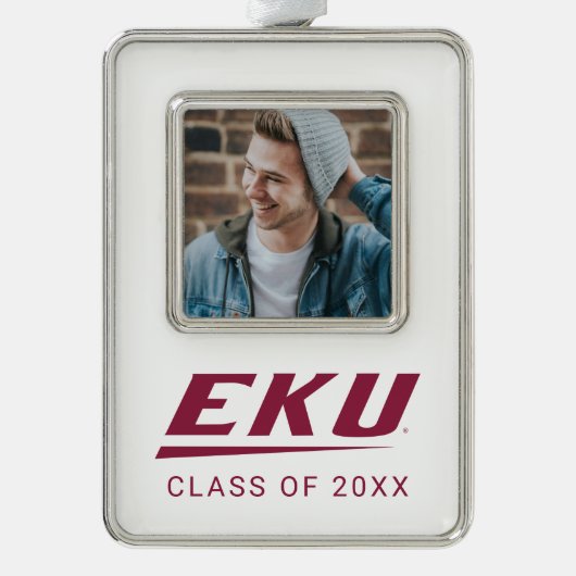 Eastern Kentucky Universität | EKU Rahmen-Ornament Silber (Vorderseite)