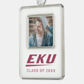 Eastern Kentucky Universität | EKU Rahmen-Ornament Silber (Links)