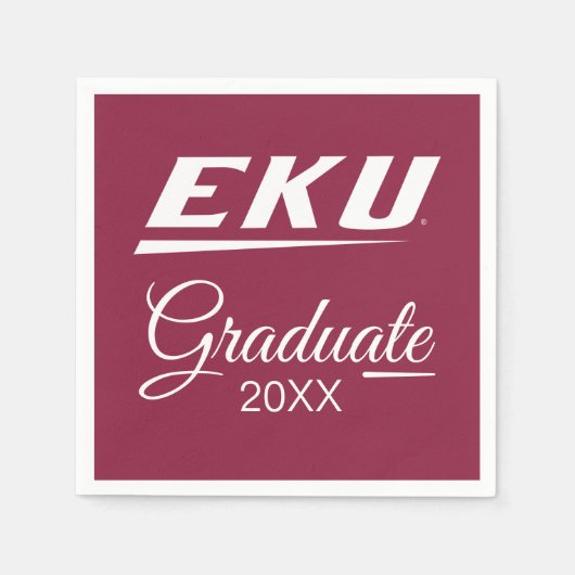 Eastern Kentucky Universität | EKU Serviette (Vorderseite)