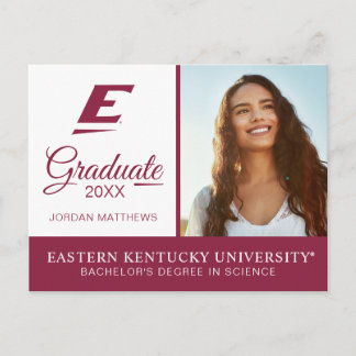 Eastern Kentucky University E Ankündigungspostkarte