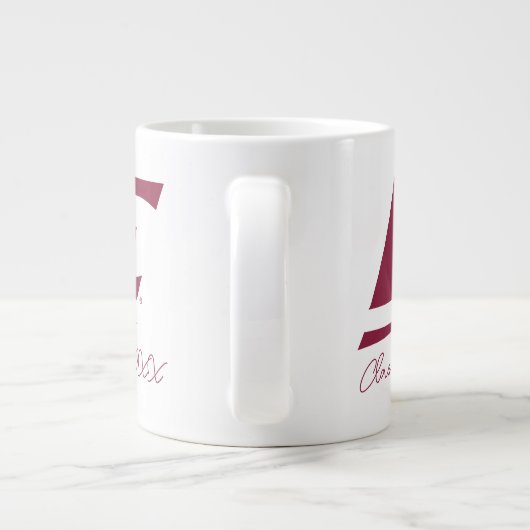 Eastern Kentucky University E Jumbo-Tasse (Rückseite)