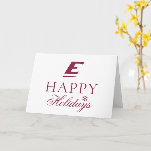 Eastern Kentucky University E Karte (Gelbe Blume)