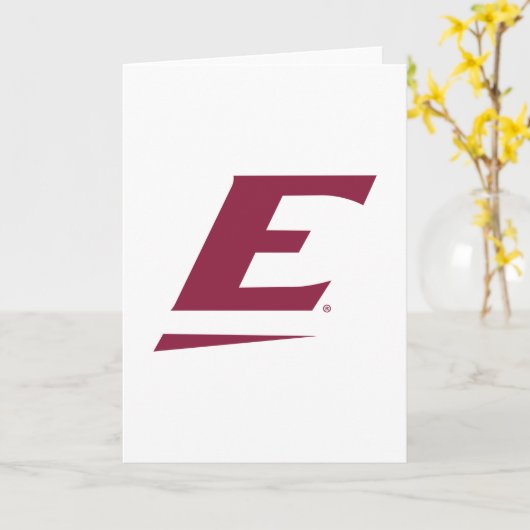 Eastern Kentucky University E Karte (Gelbe Blume)