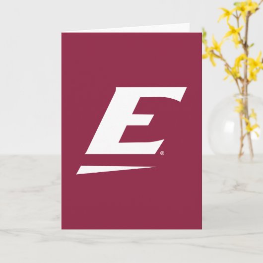 Eastern Kentucky University E Karte (Gelbe Blume)