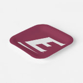 Eastern Kentucky University E Pappteller (Gewinkelt)