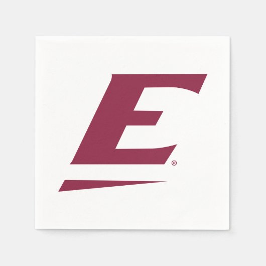 Eastern Kentucky University E Serviette (Vorderseite)