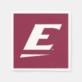 Eastern Kentucky University E Serviette (Vorderseite)