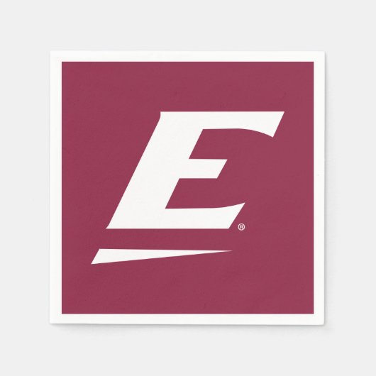 Eastern Kentucky University E Serviette (Vorderseite)