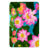 Eastern Lotus Water Garden Premium Magnet (Vertikal)