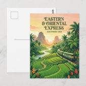 Eastern & Oriental Express (Südostasien) Postkarte (Vorne/Hinten)