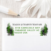 Eastern Pine Woodland Foods Return Address Label (Insitu)