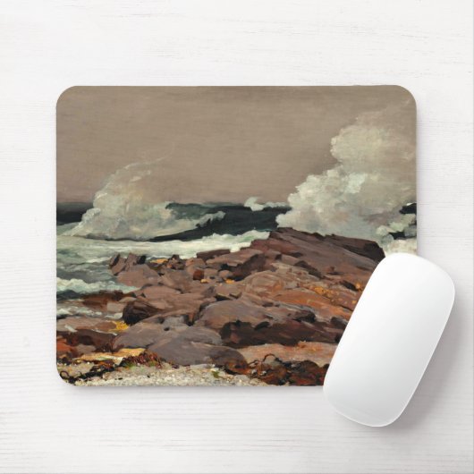 Eastern Point, Gemälde von Winslow Homer Mousepad (Mit Mouse)