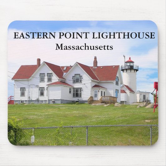 Eastern Point Leuchtturm, Massachusetts Mousepad (Vorne)