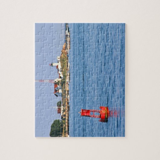 Eastern Point Lighthouse, Gloucester Massachusetts Puzzle (Vertikal)