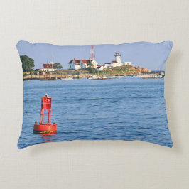 Eastern Point Lighthouse MA Accent Pillow Zierkissen