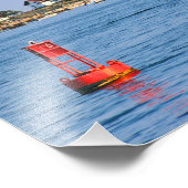 Eastern Point Lighthouse, Massachusett Foto Print (Ecke)