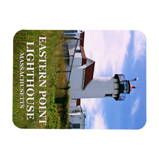 Eastern Point Lighthouse, Massachusetts Magnet (Horizontal)