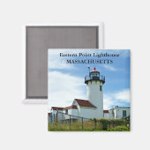 Eastern Point Lighthouse, Massachusetts Magnet (Vorderseite/Rückseite)