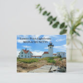 Eastern Point Lighthouse, Massachusetts Postkarte (Stehend Vorderseite)