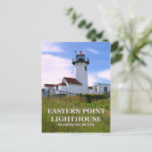 Eastern Point Lighthouse, Massachusetts Postkarte (Stehend Vorderseite)
