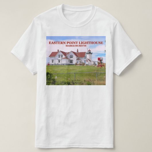 Eastern Point Lighthouse, Massachusetts T - Shirt (Design vorne)