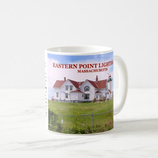 Eastern Point Lighthouse, Massachusetts Tasse (VorderseiteRechts)