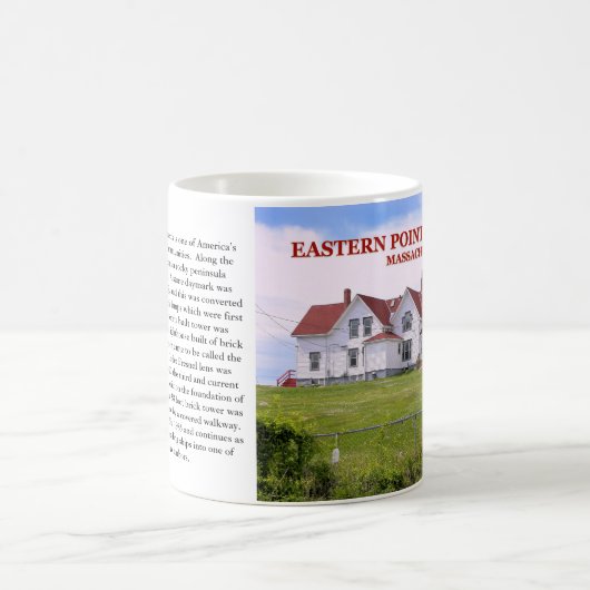 Eastern Point Lighthouse, Massachusetts Tasse (Mittel)