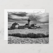 Eastern Point Lighthouse-Postkarte Postkarte (Vorne/Hinten)
